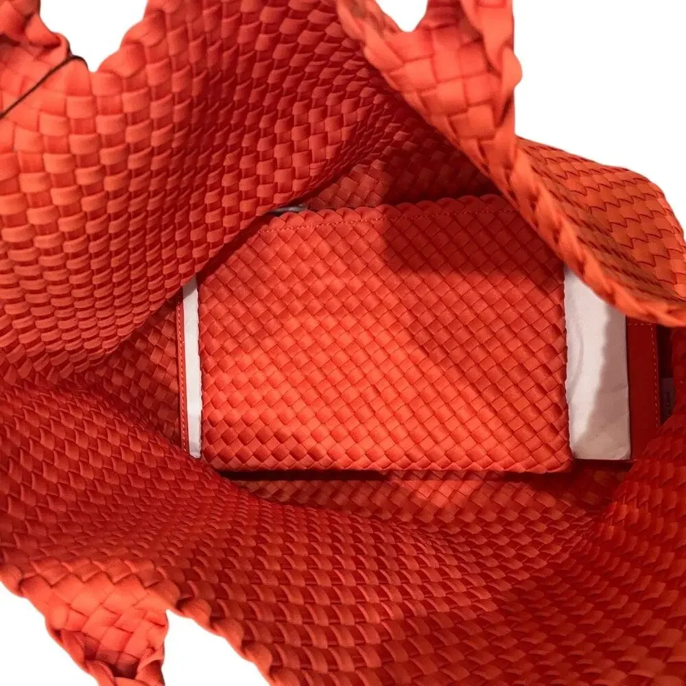 Naghedi Medium St. Barths Medium Tote Bonaire Orange NWT - Picture 4 of 7